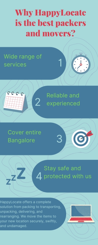 Why HappyLocate is the best packers and movers in Bangalore