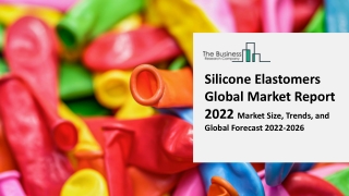 Global Silicone Elastomers Market Highlights and Forecasts to 2031