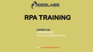 RPA Training