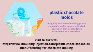 plastic molds for chocolate making