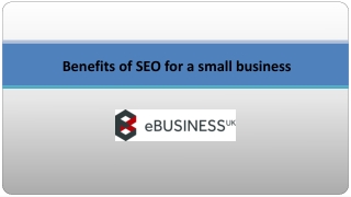 Benefits of SEO for a small business
