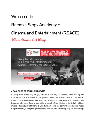Ramesh Sippy Academy