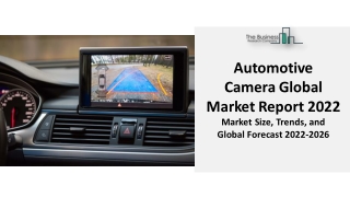 Automotive Camera Global Market 2022 - Industry Insights, Research Analysis