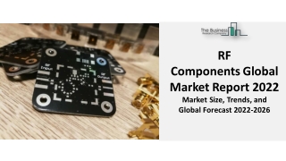 RF Components Market Report To Witness Huge Growth, Segmentation, Application