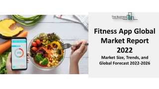 Global Fitness App Market Growth, Recent Trends, Industry Overview 2022 To 2031