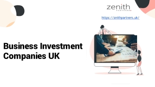 Business Investment Companies UK (1)