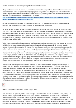 Consejos de Madrid Cerrajeros para proteger su vivienda