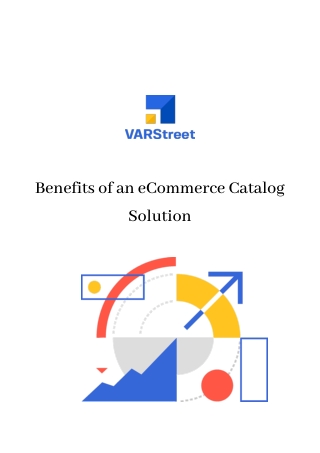 Benefits of an eCommerce Catalog Solution