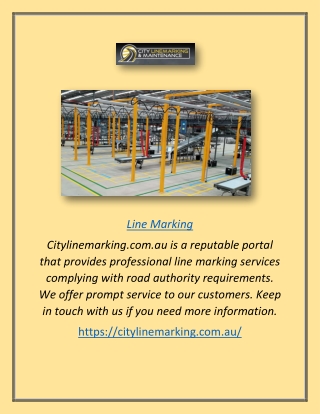 Line Marking | Citylinemarking.com.au