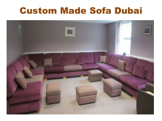 Custom Made Sofa Dubai