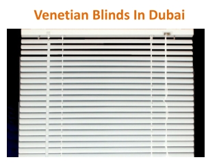 Venetian Blinds Abu Dhabi