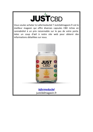 lafermeducbd | Justcbdmagasin.fr