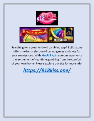 Kiss918 Apk | 918kiss.one