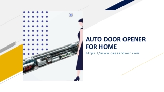 AUTO DOOR OPENER FOR HOME