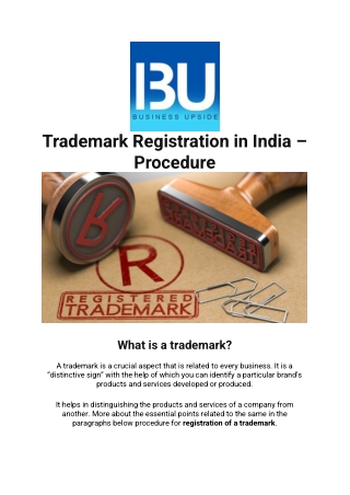 Trademark Registration in India