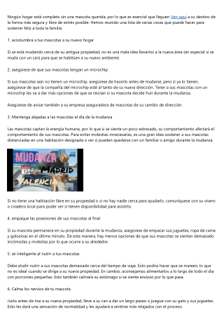Consejos para hacer su mudanza sencilla y rapida