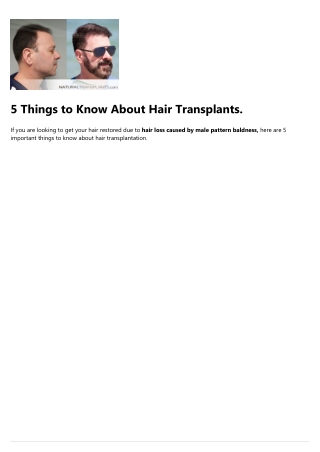 Hair Restoration Price