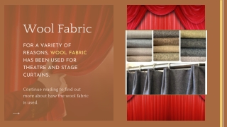 Wool Fabric In Australia | I.T.E