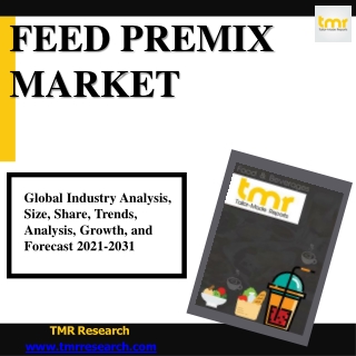 Feed Premix Helps In Improving Digestion, Appetite, And Feed Intake Of Animals