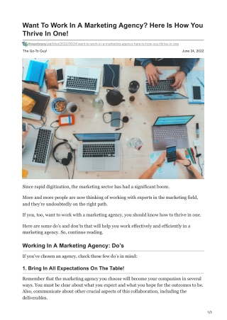 thegotoguy.co-Want To Work In A Marketing Agency Here Is How You Thrive In One