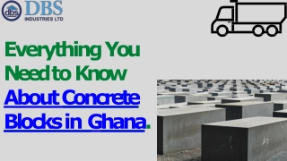 Concrete Blocks in Ghana