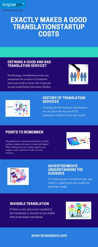 Exactly Makes a Good TranslationStartup Costs