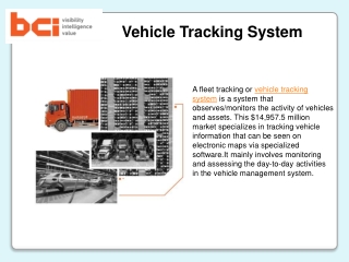 Vehicle Tracking System - Bar Code India