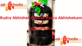 Rudra Abhishek Puja or Rudra Abhishekam by AskGanesha