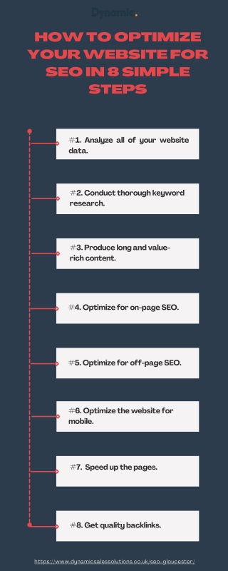 How to Optimize your Website for SEO in 8 Simple Steps