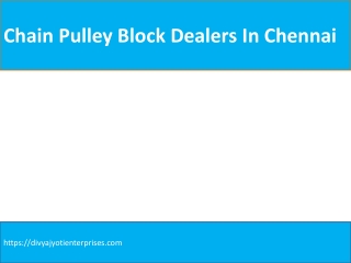 Chain Sprocket Dealers In Chennai