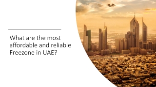 What are the most affordable and reliable Freezone in UAE?​