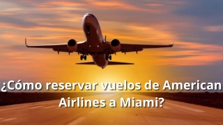 ¿Cómo reservar vuelos de American Airlines a Miami