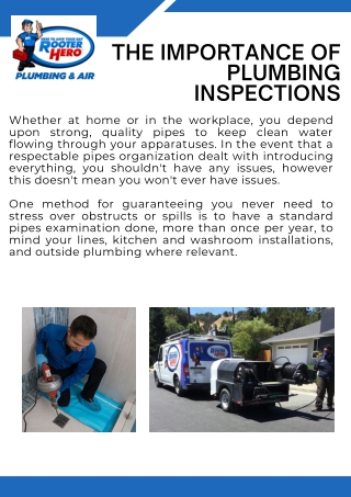 The Importance of Plumbing Inspections