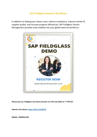 SAP Fieldglass Reworks Workflows