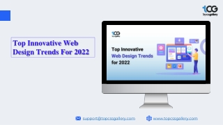 Top Innovative Web Design Trends For 2022