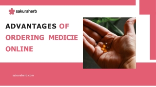 Advantages Of Ordering Medicine Online