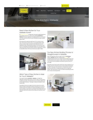New Kitchens Adelaide | TONO Constructions