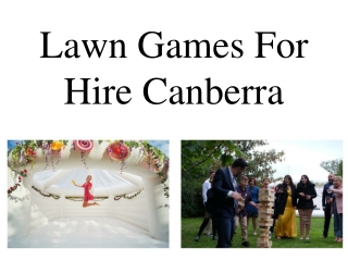 Lawn Games For Hire Canberra
