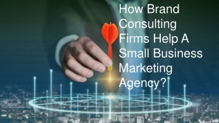 How Brand Consulting Firms Help A Small Business Marketing Agency?