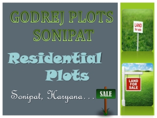 Godrej Plots Sonipat | Offer the Best Residential Plots in Sonipat Haryana