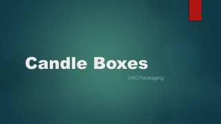 Candle Boxes