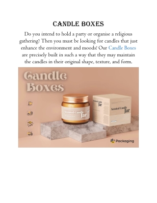 Candle Boxes