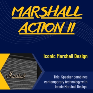 Marshall Action II Bluetooth bookshelf Speaker