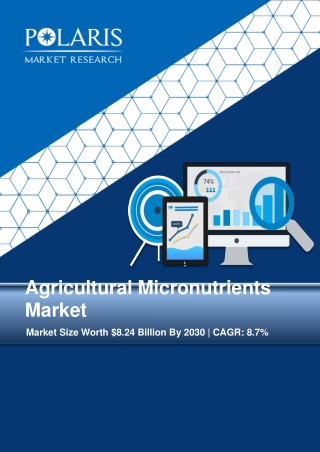 Agricultural Micronutrients Market Emerging Trends, Future Growth, Revenue