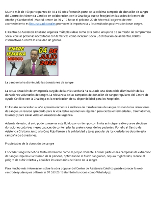 Acoge la ayuda de Dios merced a estos centros