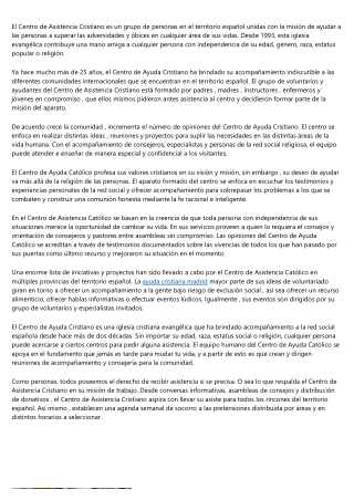 Encuentran el primer centro de ayuda Cristiano