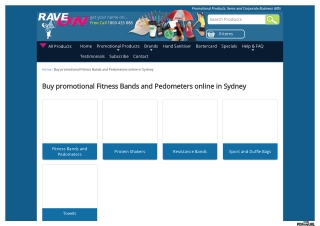 Promotional Fitness Bands And Pedometers Sydney