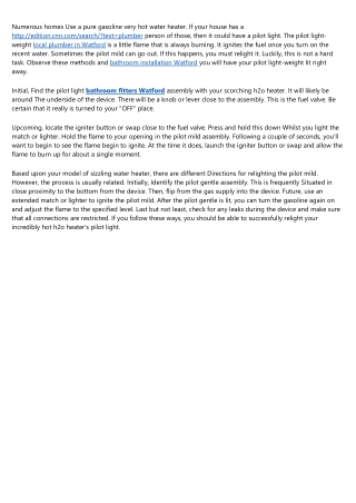 The Ultimate Glossary of Terms About emergency plumber near me