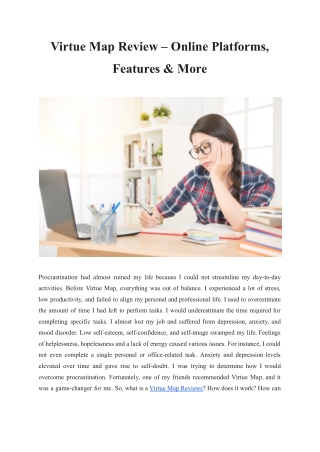 Anti-Procrastination Online Platforms, Features & More