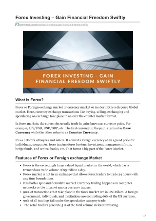 fxreviews.best-Forex Investing  Gain Financial Freedom Swiftly